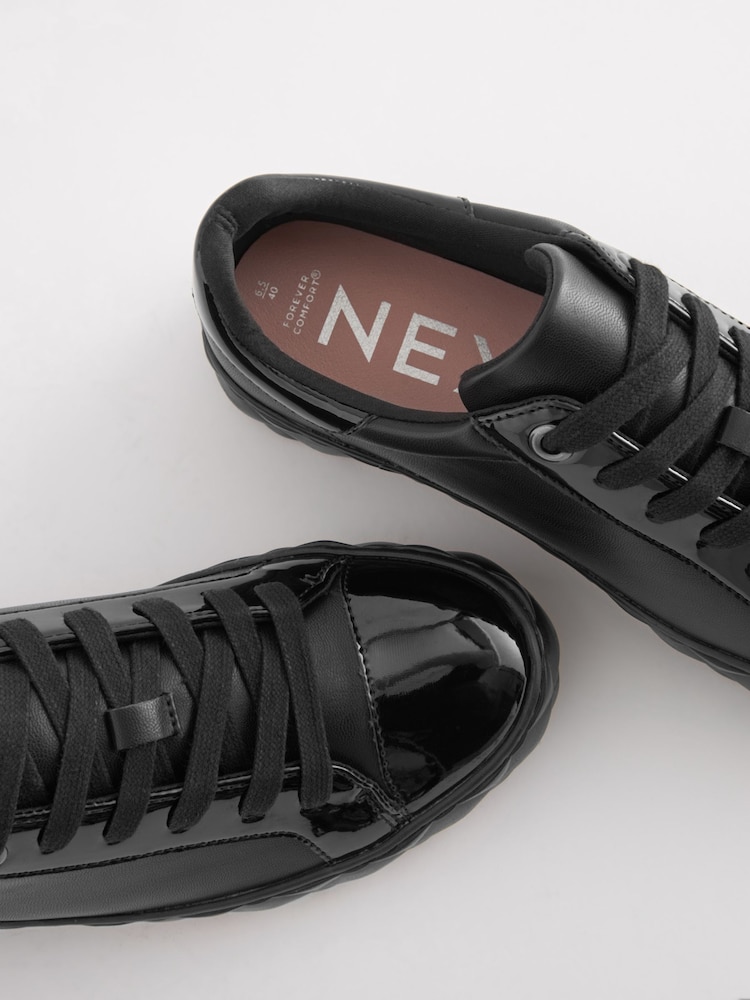 Black Forever Comfort® Quilted Sole Trainers - Image 6 of 7