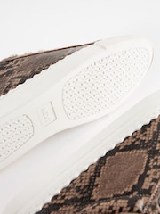 Brown Forever Comfort® Scallop Sole Detail Lace-Up Trainers - Image 7 of 7