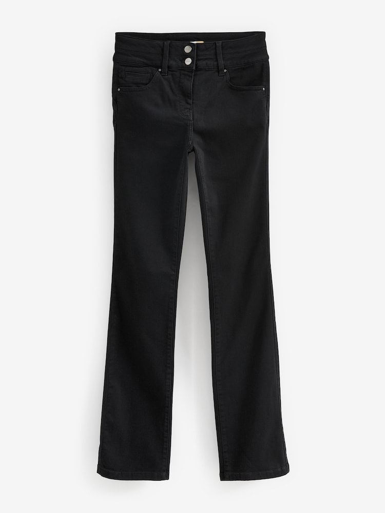 Black Slim Lift And Shape Bootcut Jeans - Image 5 of 5