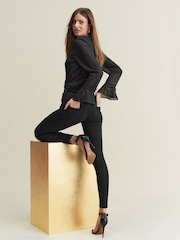 Black Lift Slim And Shape Skinny Jeans - Image 3 of 7
