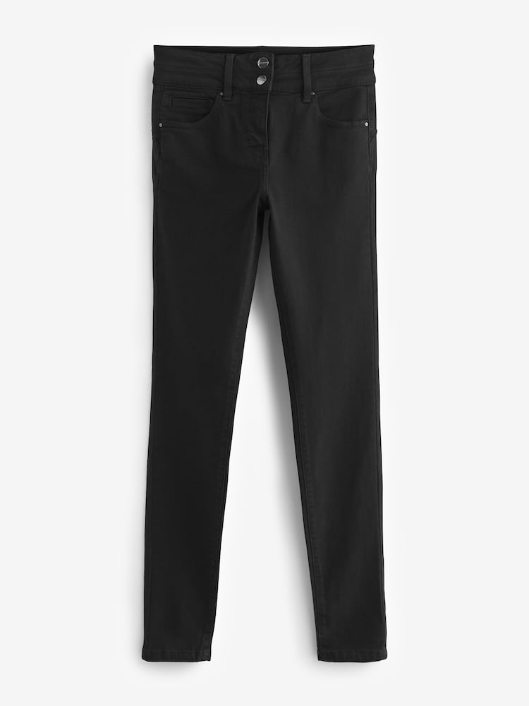 Zwart - Skinny jeans met verlengings- en afslankeffect - Image 6 of 7