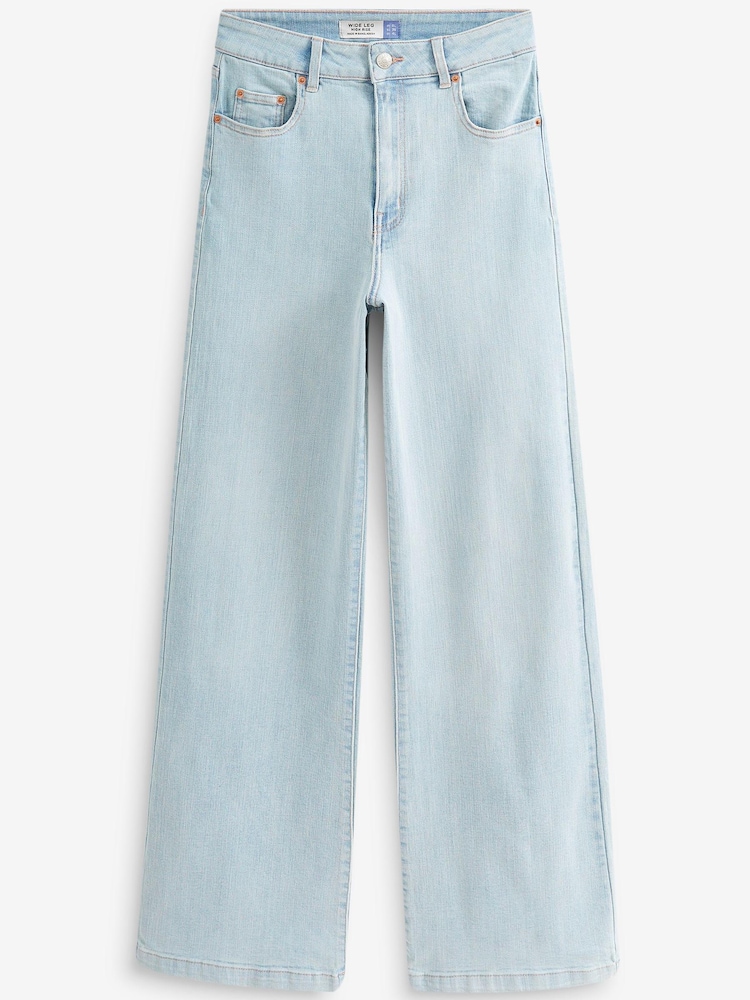 Bleach Blue Hourglass Wide Leg Jeans - Image 5 of 5