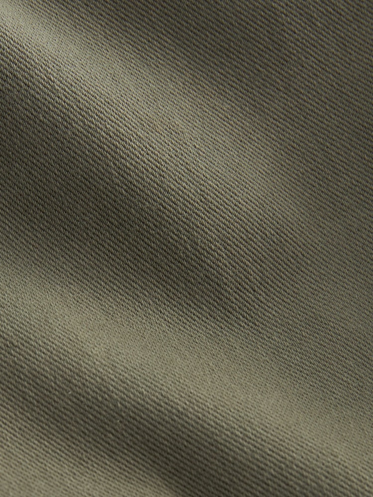 Khaki Green Jersey Denim Cargo Joggers - Image 6 of 6