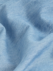Mid Blue 100% Cotton Denim Shirt - Image 7 of 7