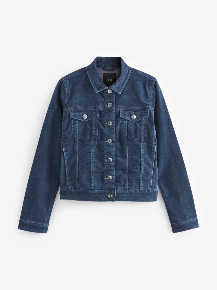 Indigo Blue Corduroy Jacket - Image 1 of 7