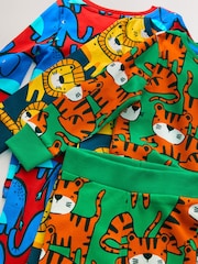 Bright Animal Print Snuggle Pyjamas 3 Pack (9mths-8yrs) - Image 11 of 12