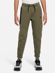 Nike Olive Green Tech Fleece Joggers - Image 1 of 8