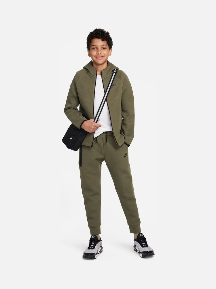 Nike Olive Green Tech Fleece Joggers - Image 2 of 8