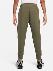 Nike Olive Green Tech Fleece Joggers - Image 3 of 8