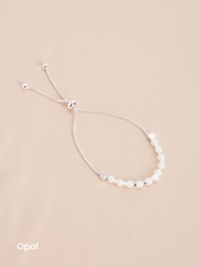 Gold Plated/Silver Plated Semi-Precious Stone Pully Bracelet - Image 3 of 7
