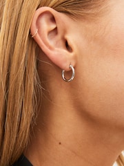 Sterling Silver Mini Hoop Earrings - Image 1 of 3