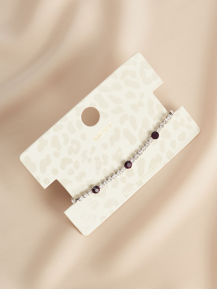 Posrebreno - Zapestnica s svetlečim elastičnim pasom iz cupchain birthstone - Slika 15 iz 15 Posrebreno - Zapestnica s svetlečim elastičnim pasom iz cupchain birthstone - Slika 15 iz 15