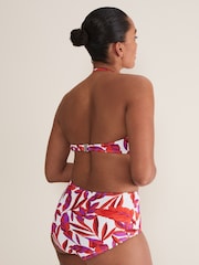 Phase Eight Orange Leaf Print Bikini Top - Image 2 of 6