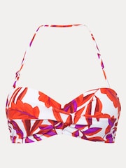 Phase Eight Orange Leaf Print Bikini Top - Image 6 of 6