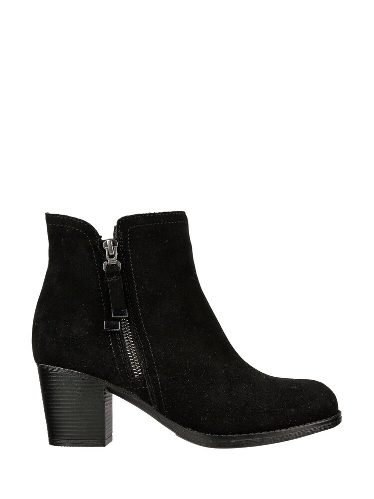 Skechers Black Womens Taxi Weekend Plans Boots - Image 1 of 5
