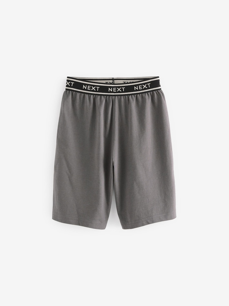 Black/Grey Short Pyjamas 3 Pack (3-16yrs) - Image 11 of 11