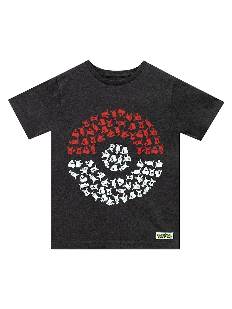 Character Grey Pokemon T-Shirt - Image 1 of 5