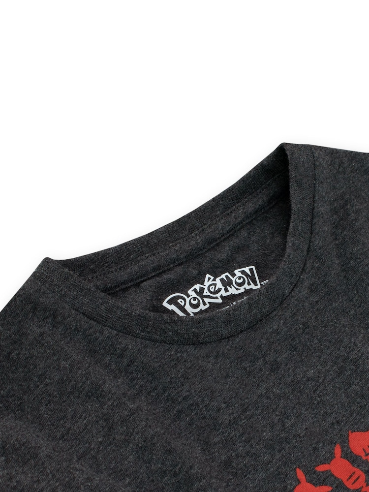 Character Grey Pokemon T-Shirt - Image 3 of 5