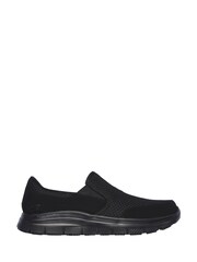 Skechers Black Work Relaxed Fit: Mens Flex Advantage McAllen Slip Resistant Shoes - Image 1 of 4