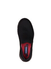 Skechers Black Work Relaxed Fit: Mens Flex Advantage McAllen Slip Resistant Shoes - Image 4 of 4