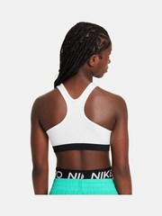 Biały - Nike Performance Pro Medium Support Swoosh Bra - Image 2 of 8
