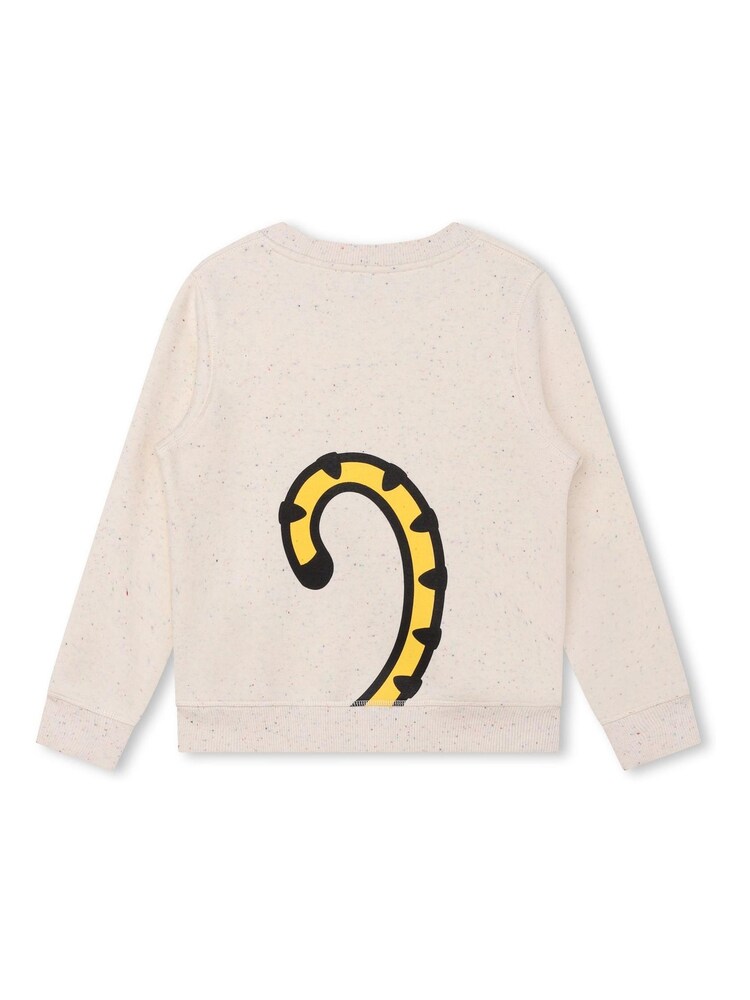 Kenzo Kids Cream Tiger Logo Sweatshirt - Image 2 of 2 Kenzo Kids Cream Tiger Logo Sweatshirt - Image 2 of 2