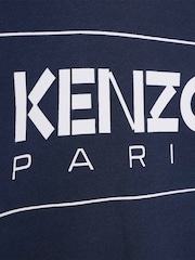KENZO KIDS Navy Blue Logo Sweatshirt - Image 3 of 3