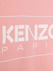 Kenzo Kids Pink Logo T-Shirt - Image 4 of 4