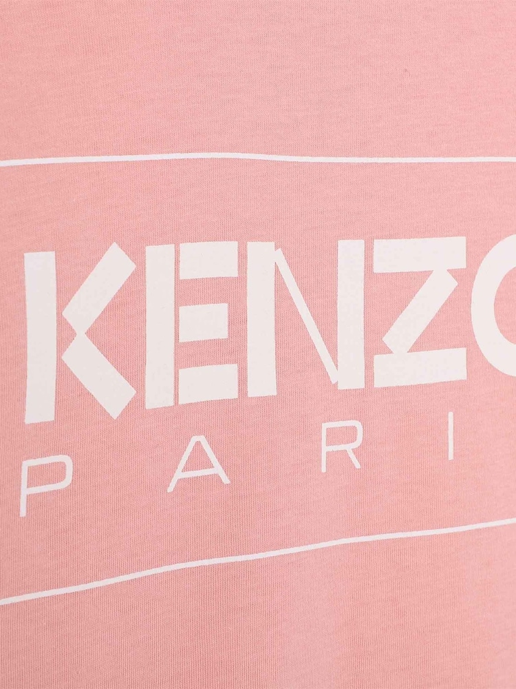Kenzo Kids Pink Logo T-Shirt - Image 4 of 4