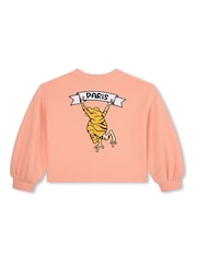 Kenzo Kids Pink Frog Logo Sweatshirt - Image 2 of 3