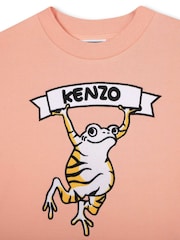 Kenzo Kids Pink Frog Logo Sweatshirt - Image 3 of 3