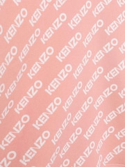 Kenzo Kids Pink All Over Logo Sweatshirt - Image 3 of 3