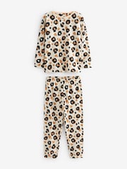 Black/Brown Animal Print Jogger 100% Cotton Pyjamas 3 Pack (3-16yrs) - Image 5 of 6
