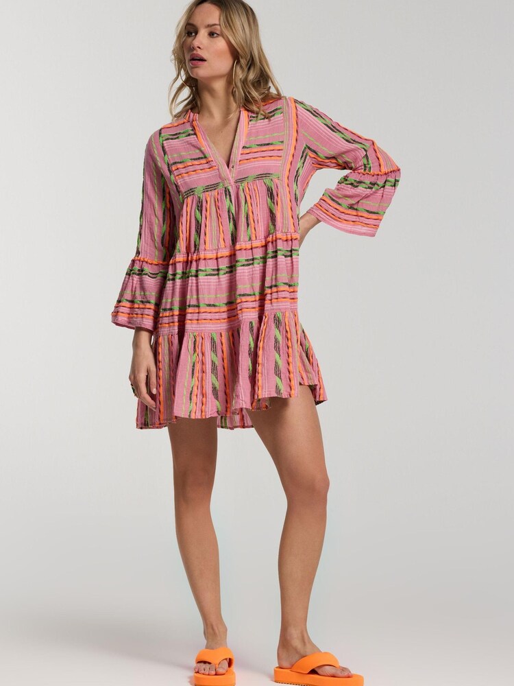 Devotion Twins Embroidered Ella Midi Dress - Image 1 of 2