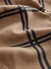 Neutral Check Tie Waist Coatigan - Image 10 of 10