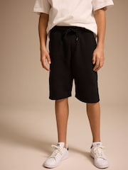 Black Regular Fit Basic Shorts (3-16yrs) - Image 1 of 3