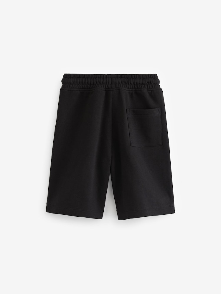 Black Regular Fit Basic Shorts (3-16yrs) - Image 3 of 3