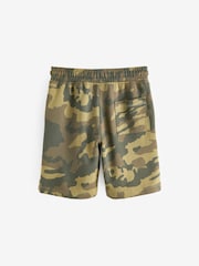 Green Camo Regular Fit Basic Shorts (3-16yrs) - Image 2 of 3