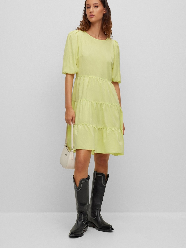 HUGO Yellow Komiri Dress - Image 1 of 5