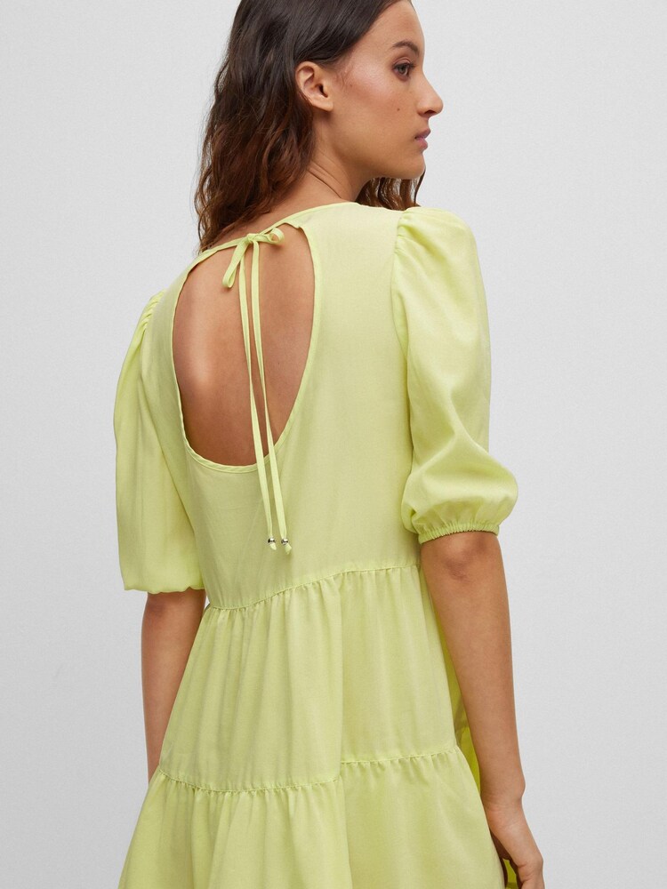 HUGO Yellow Komiri Dress - Image 2 of 5