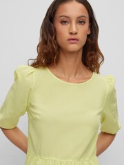 HUGO Yellow Komiri Dress - Image 4 of 5