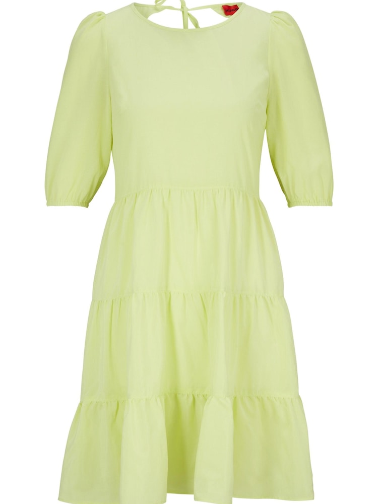 HUGO Yellow Komiri Dress - Image 5 of 5