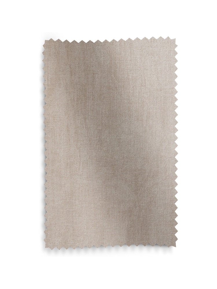Natural Matte Chenille Blackout/Thermal Eyelet Curtains - Image 7 of 7