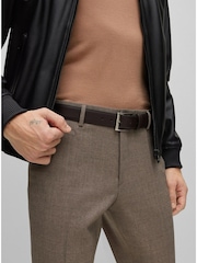BOSS Brown Ellotyo Leather Belt - Image 4 of 5