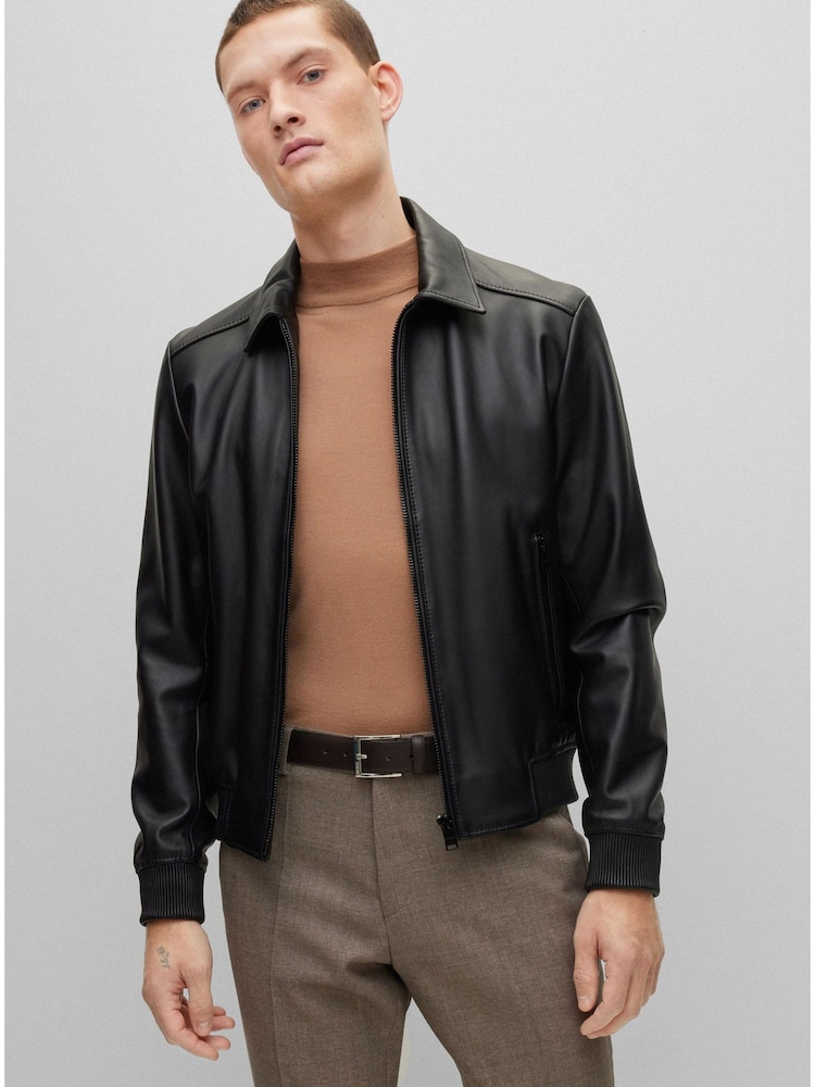 BOSS Brown Ellotyo Leather Belt - Image 5 of 5