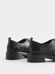 Schwarz - Forever Comfort® Geschnürte Lederschuhe mit dicker Sohle - Bild 8 von 10