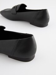 Black Forever Comfort® Square Toe Loafers - Image 6 of 7