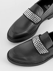 Black Forever Comfort® Stud Loafers - Image 3 of 6