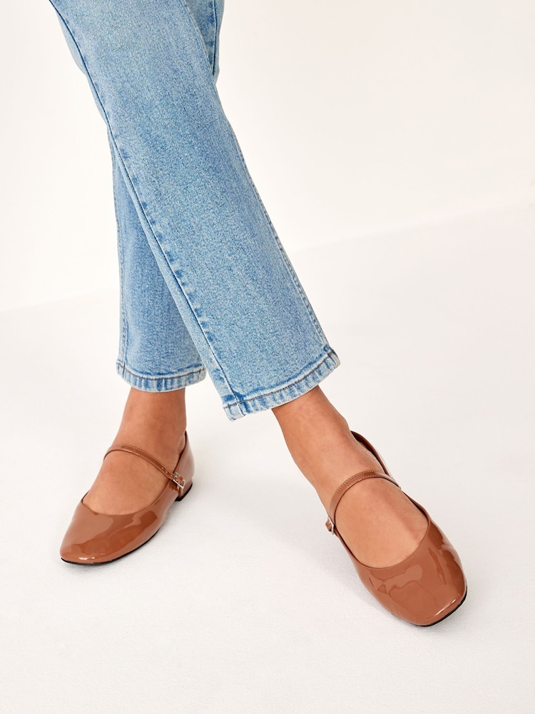 Camel Brown Forever Comfort® Mary Jane Shoes - Image 1 of 8