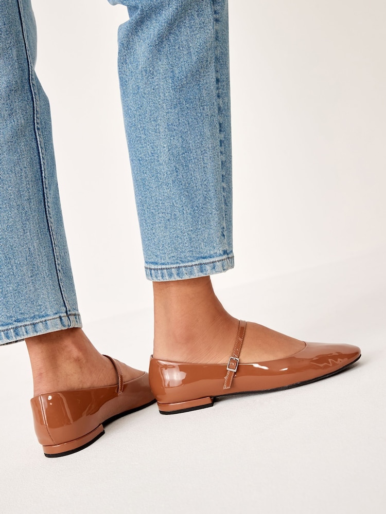 Camel Brown Forever Comfort® Mary Jane Shoes - Image 2 of 8